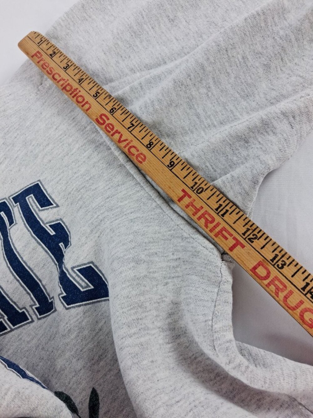 VTG Distressed Galt Medium Penn State Nittany Lions Gray Sweatshirt College 90s - Picture 14 of 16